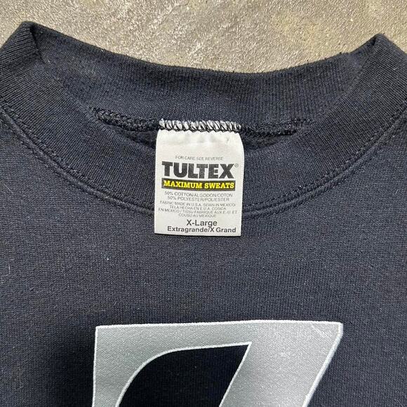 Vintage 90s Arizona Black and Grey Crewneck Mens XL Tultex Boxy Basic Sweatshirt - Picture 3 of 3